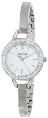 Caravelle New York 43L166 Analog Display Japanese Quartz White