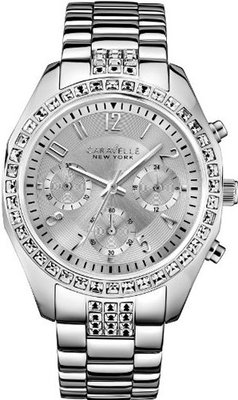 Caravelle New York 43L171 Ladies Melissa Silver Chronograph