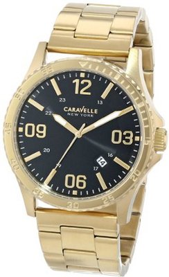 Caravelle New York 44B104 Analog Display Japanese Quartz Yellow
