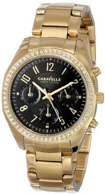 Caravelle New York 44L116 Analog Display Japanese Quartz Yellow