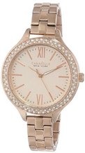 Caravelle New York 44L125 Analog Display Japanese Quartz Rose Gold