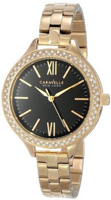 Caravelle New York 44L126 Analog Display Japanese Quartz Yellow