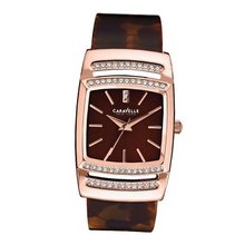 Caravelle New York 44L150 Analog Display Japanese Quartz Brown