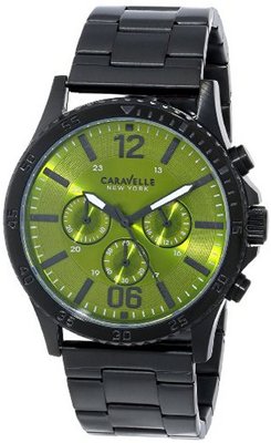 Caravelle New York 45A107 Analog Display Japanese Quartz Black