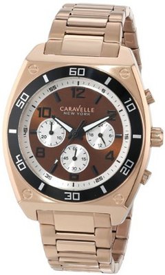 Caravelle New York 45A110 Analog Display Japanese Quartz Rose Gold