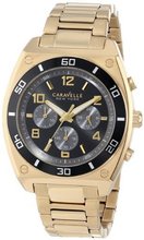 Caravelle New York 45A111 Analog Display Japanese Quartz Yellow