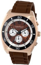 Caravelle New York 45A114 Analog Display Japanese Quartz Brown