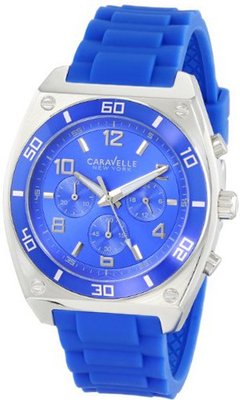 Caravelle New York 45A115 Analog Display Japanese Quartz Blue