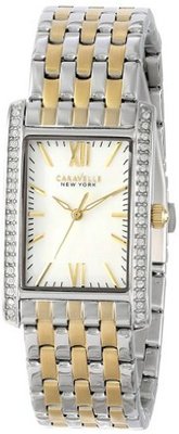 Caravelle New York 45L138 Analog Display Japanese Quartz Two Tone