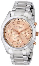 Caravelle New York 45L143 Analog Display Japanese Quartz White