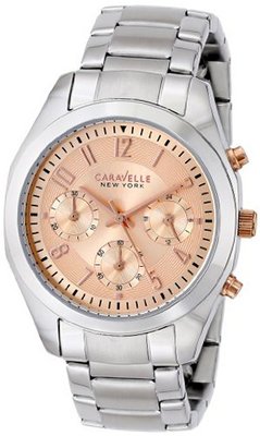 Caravelle New York 45L143 Analog Display Japanese Quartz White