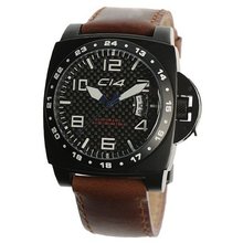 Carbon 14 A2.1 Air Automatic Skeleton Back Carbon and Blue Dial