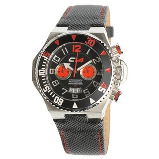 Carbon 14 E1.1 Earth Chronograph Black and Red Dial