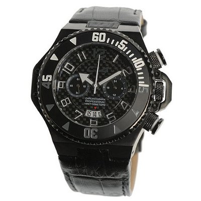 Carbon 14 E1.4 Earth Chronograph Carbon and Grey Dial