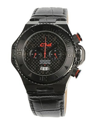 uCarbon 14 CARBON14 EARTH Quartz BLACK Dial 