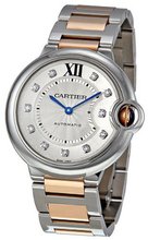 Cartier Ballon Bleu Silver Dial Steel and 18k Rose Gold Unisex WE902031