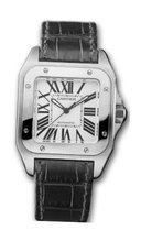 Cartier Midsize W20106X8 Santos 100 Automatic Leather
