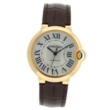 Cartier Unisex W6900356 Ballon Bleu Automatic Yellow Gold Leather