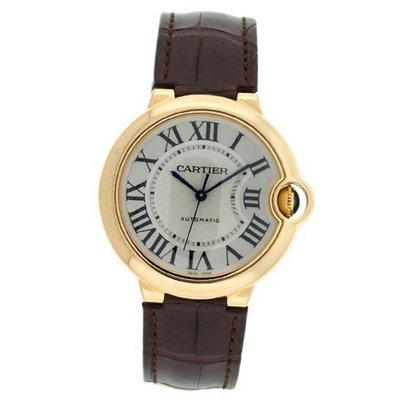 Cartier Unisex W6900356 Ballon Bleu Automatic Yellow Gold Leather