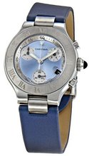 Cartier W1020013 Chronoscaph Blue Sunburst Dial