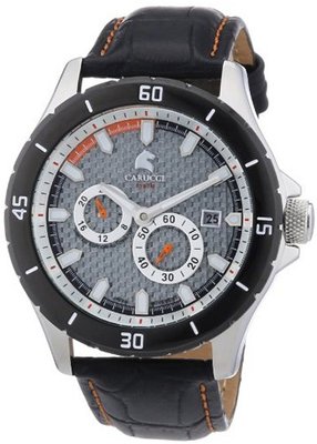Carucci es Automatic CA2187SL with Leather Strap