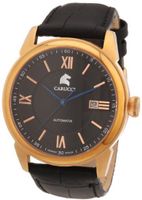 Carucci es Automatic CA2189RG-BK with Leather Strap