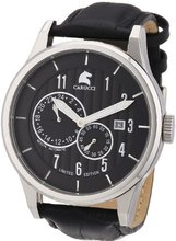 Carucci es Automatic CA2190BK with Leather Strap
