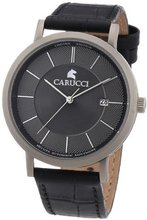 Carucci es Automatic CA2192GR with Leather Strap