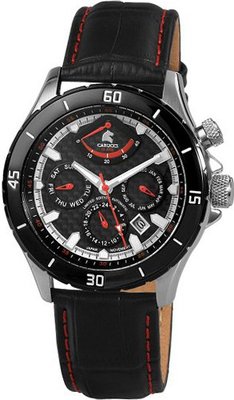 Carucci es Automatic Gallarate CA2186RD with Leather Strap