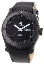 Carucci es Automatic Tarent CA2196BK-BK with Leather Strap