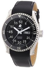 Carucci es Automatic Tarent CA2196BK with Leather Strap