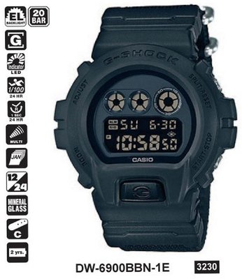 Casio DW-6900BBN-1ER