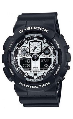 Casio GA-100BW-1AER Japan