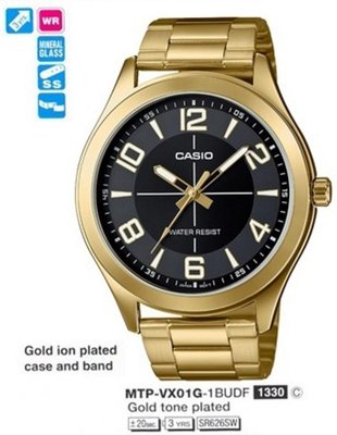 Casio MTP-VX01G-1B