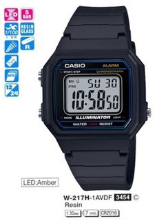 Casio W-217H-1AVEF