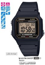 Casio W-217H-9AVEF