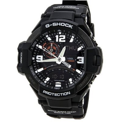 G-Shock GA-1000-1ACR Aviation Series Quality - Black / One Size
