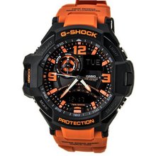 G-Shock GA-1000-4ACR GA-1000 Aviation Series Luxury - Brown/Orange / One Size