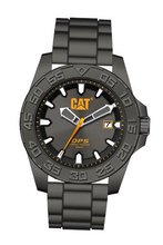 CAT WATCHES PN15125525 DPS Date Gunmetal and Black Analog Strap