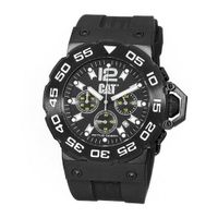 CAT D216321131 Active Ocean Chrono Black Analog Dial with Black Rubber Strap