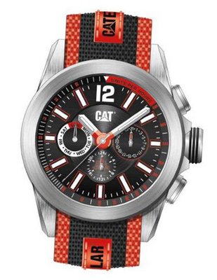 CAT YO14968128 Big Twist Red and Black Analog