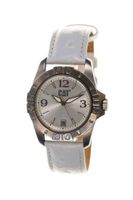 Caterpillar Ladies' Active One Analogue YF 341 31 232 Stainless Steel With White Leather Strap