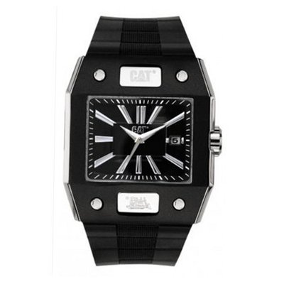 Caterpillar N414121121 mm Stainless Steel Case Black Rubber Mineral