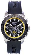 Caterpiller Stainless Steel Black Dial Date Chronograph YF17321127