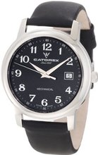 Catorex 113.1.8167.320 Attractive Black Calfskin Mechanical