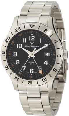 Catorex 128.1.8164.320/BM Voyager 3 Orange Luminous Brushed and Polished Steel