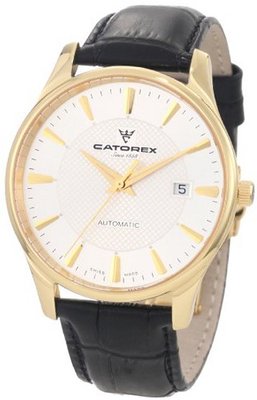 Catorex 134.6.8166.451 Attitude Automatic Gold Plated Crocodile Patterned