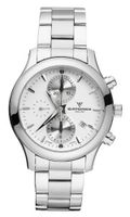 Catorex 138.1.8169.150/BM C'Chrono Tradition Automatic Chronograph White Dial Sub-Seconds Date Stainless Steel Bracelet
