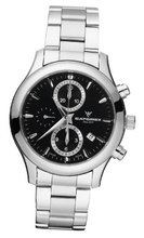 Catorex 138.1.8169.350/BM C'Chrono Tradition Automatic Chronograph Black Dial Sub-Seconds Date Stainless Steel Bracelet