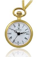 Catorex 675.6.12415.110 Les petites rayonnantes White Dial Second Hand Gold Plated Pendant